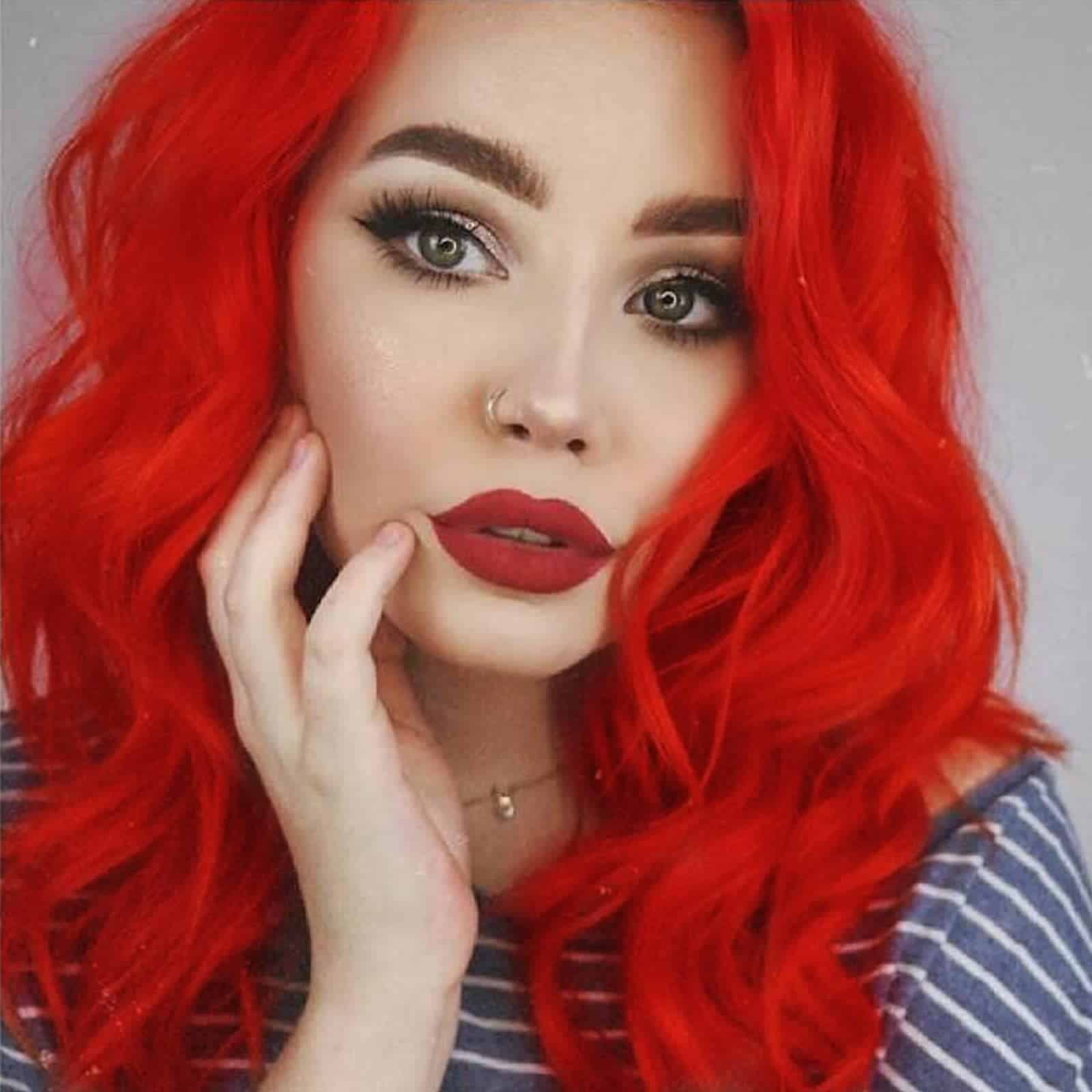 Pelucas Bob Rojas para Mujeres Negras Onduladas de Encaje - Imagen 7