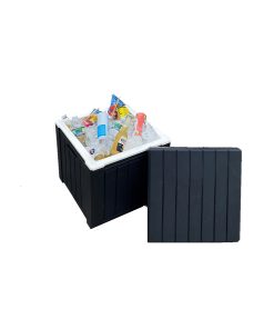 Caja y asiento de almacenamiento para hielo, ideal para