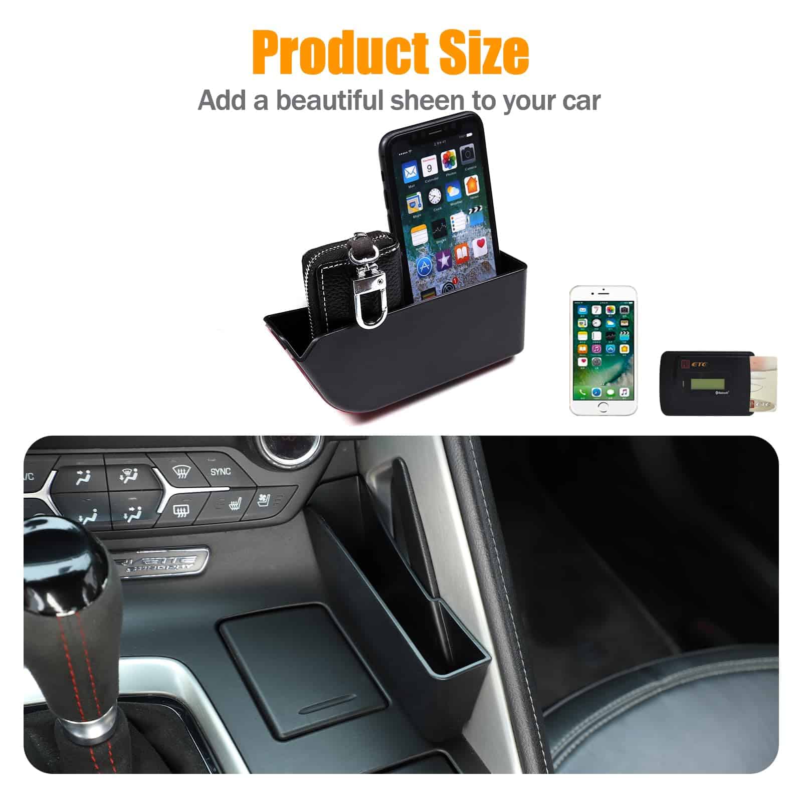 LLKUANG Bandeja de almacenamiento de organizador de caja de - Imagen 4