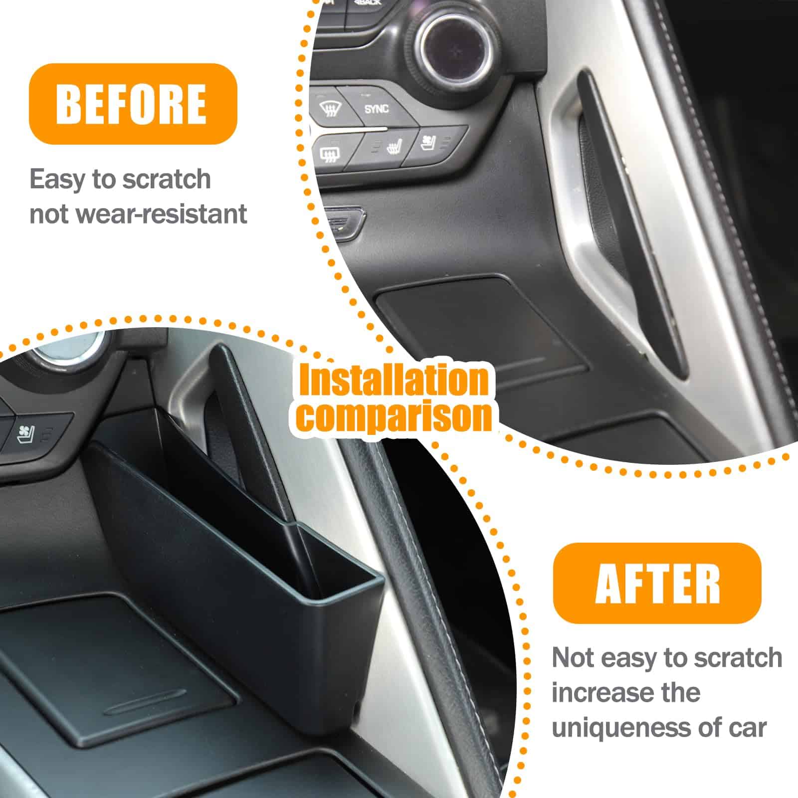 LLKUANG Bandeja de almacenamiento de organizador de caja de - Imagen 3