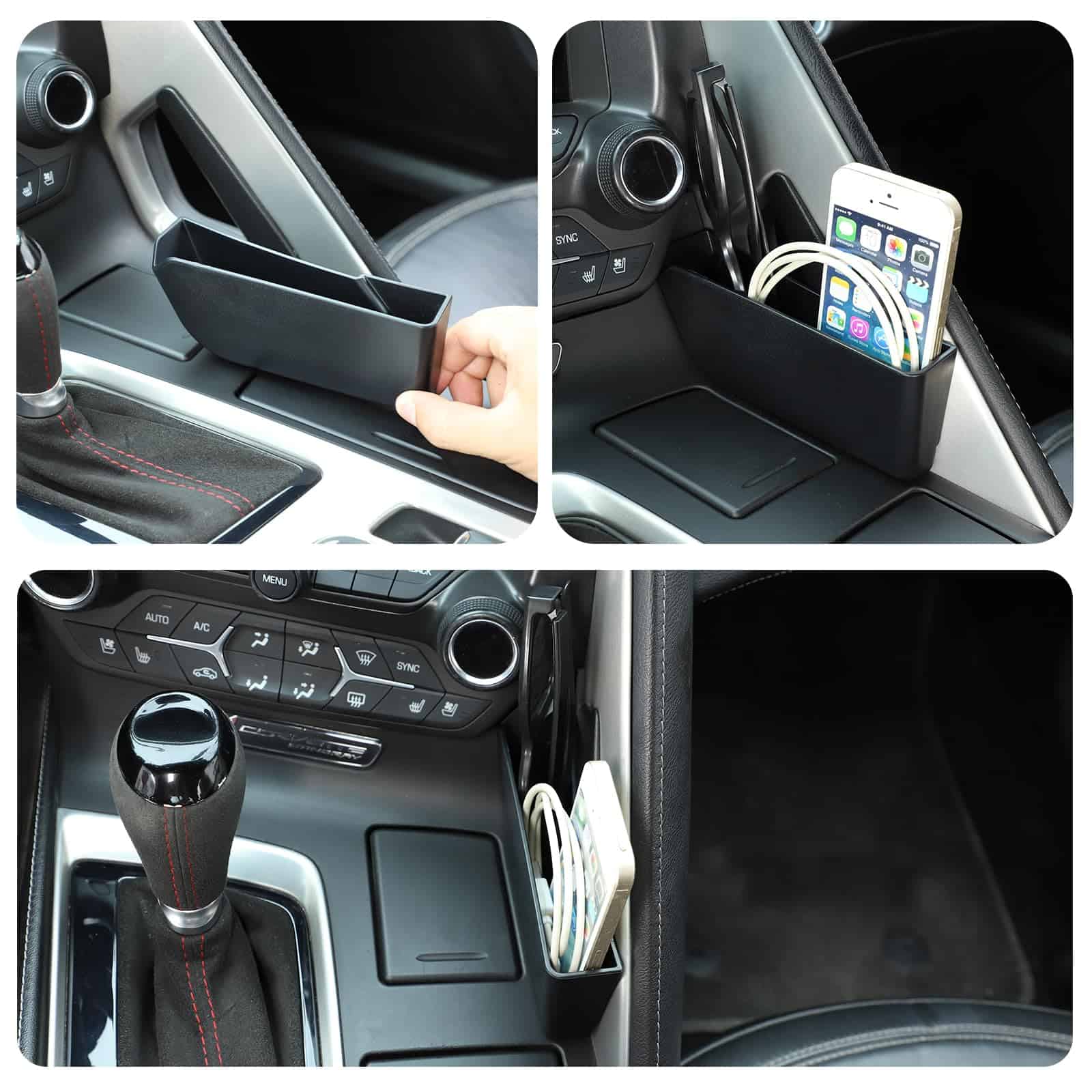 LLKUANG Bandeja de almacenamiento de organizador de caja de - Imagen 8