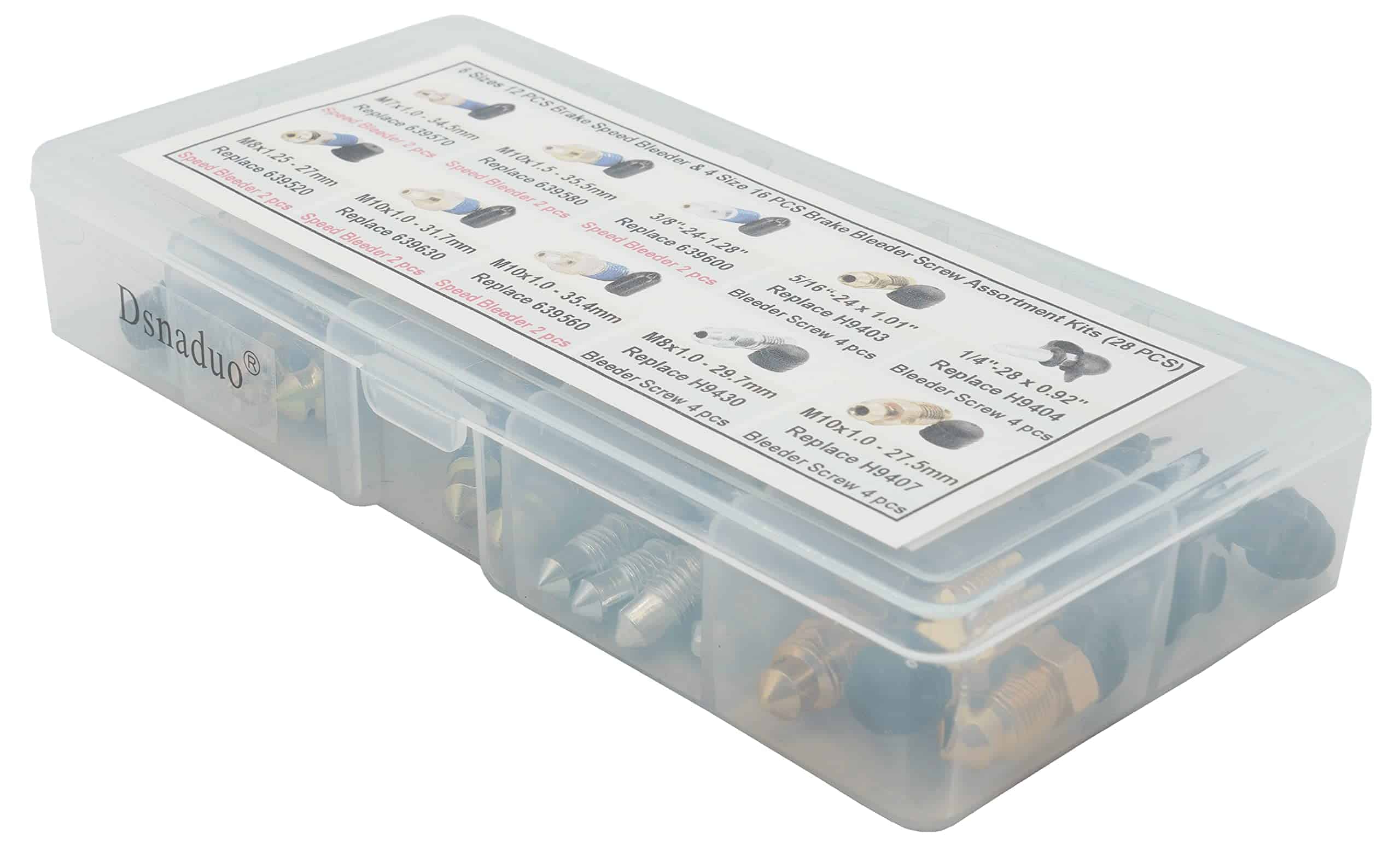 Kit de purgadores de frenos de velocidad de 6 tamaños, 12 - Imagen 7