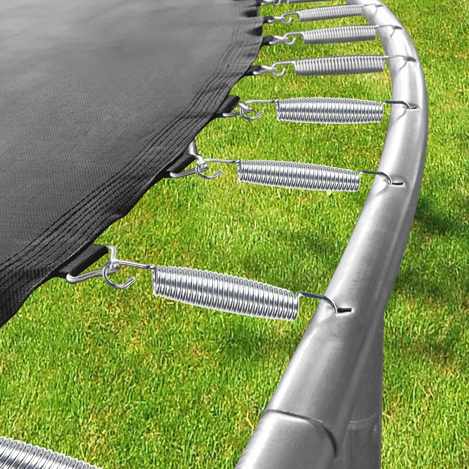 24 Pcs Resortes de Repuesto para Trampolín + 24 Pcs Hebilla - Imagen 6