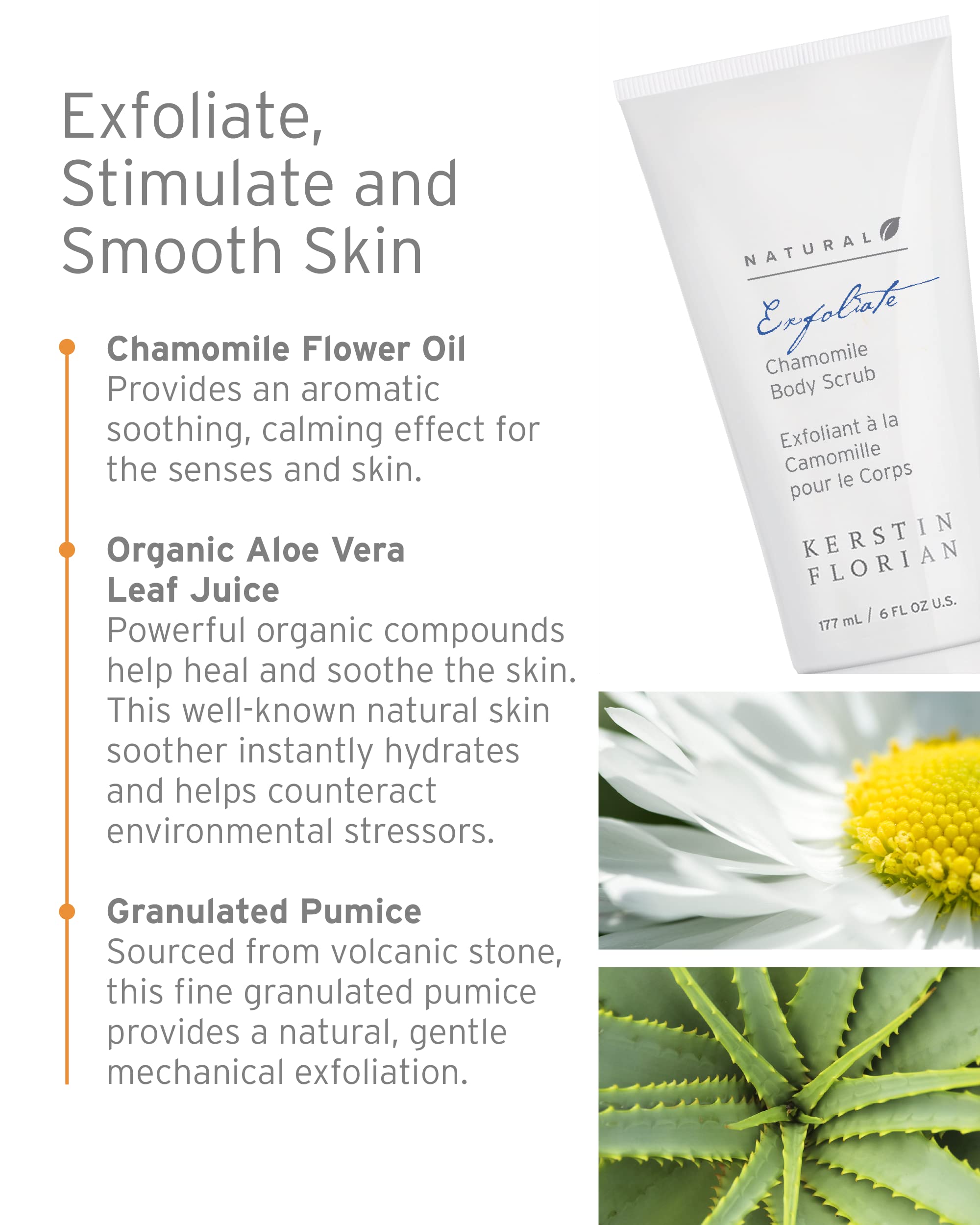 Kerstin Florian Exfoliante Corporal Natural de Manzanilla | - Imagen 4