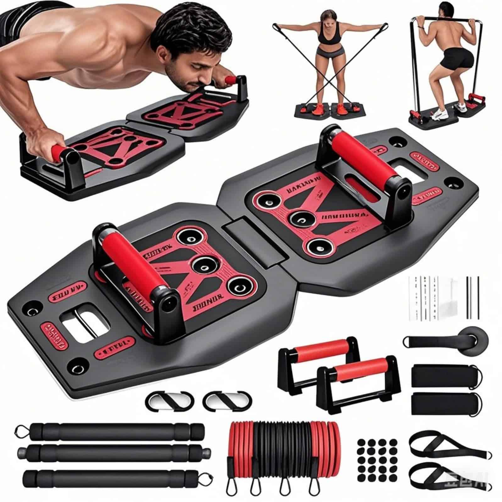 Tablero de Flexiones LAKXSF para Gimnasio en Casa, Set de