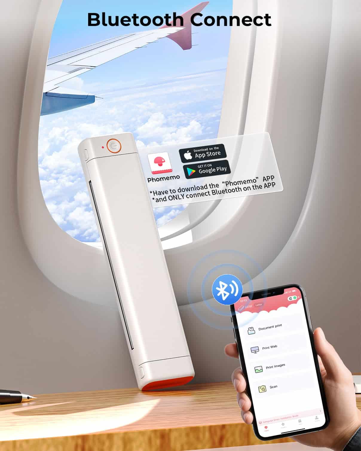 Impresoras Portátiles Inalámbricas Phomemo M08F para - Imagen 4