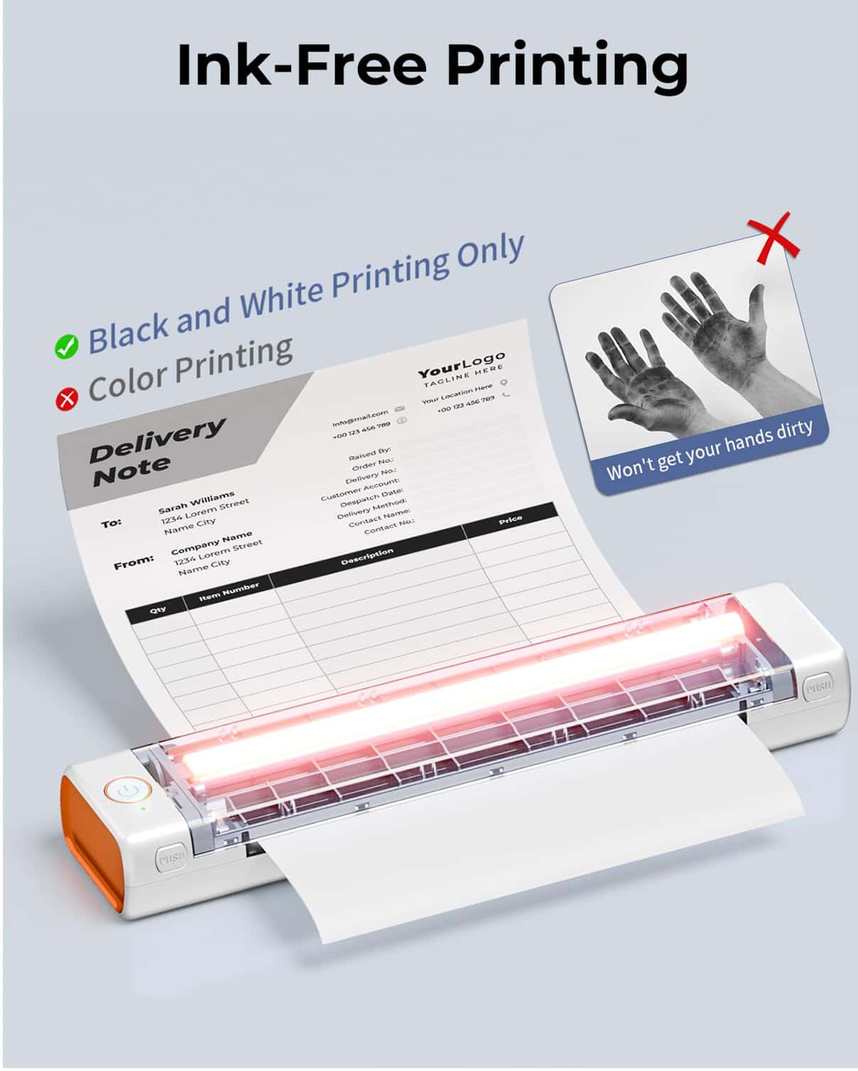 Impresoras Portátiles Inalámbricas Phomemo M08F para - Imagen 6