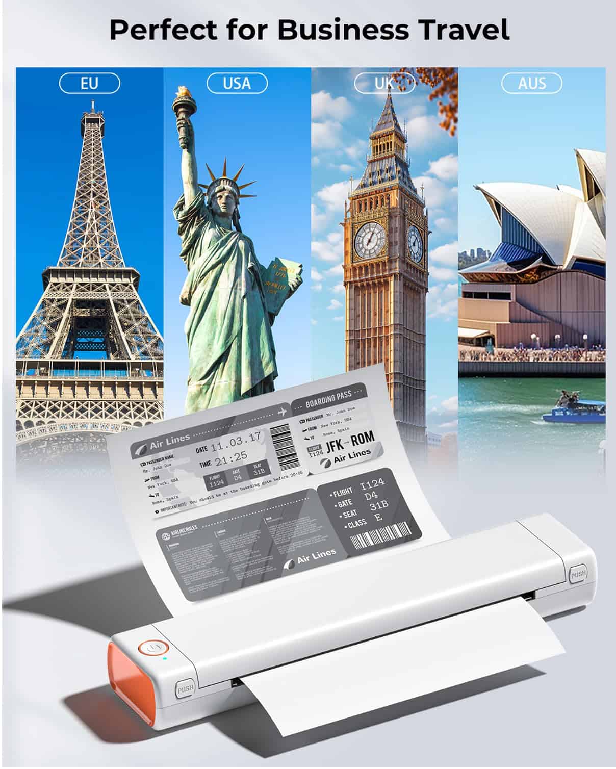 Impresoras Portátiles Inalámbricas Phomemo M08F para - Imagen 3