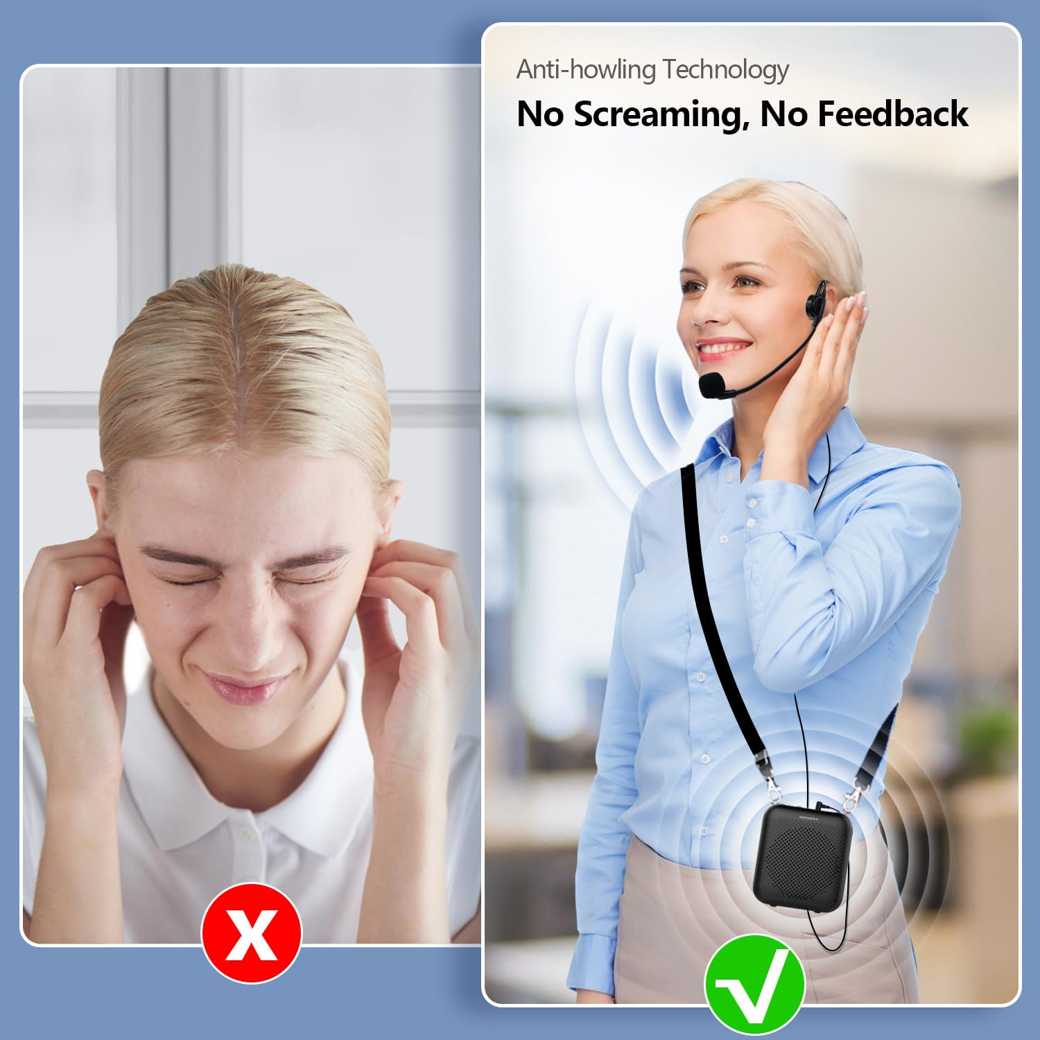 Amplificador de Voz Portátil NORWII S358 de 4000mAh con - Imagen 4