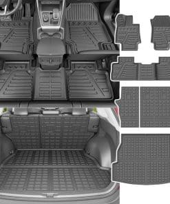Tapete del piso compatible con 2019-2025 Toyota RAV4 Tapete