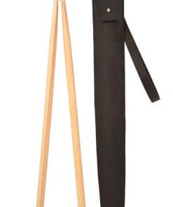 Estuche para baquetas de cuero genuino de MG Leather Work