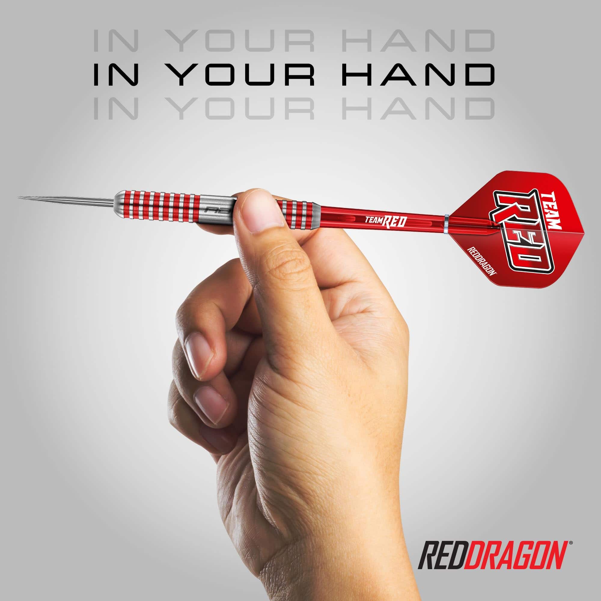 Set de Dardos de Acero Profesional RED DRAGON Team Red v - Imagen 5