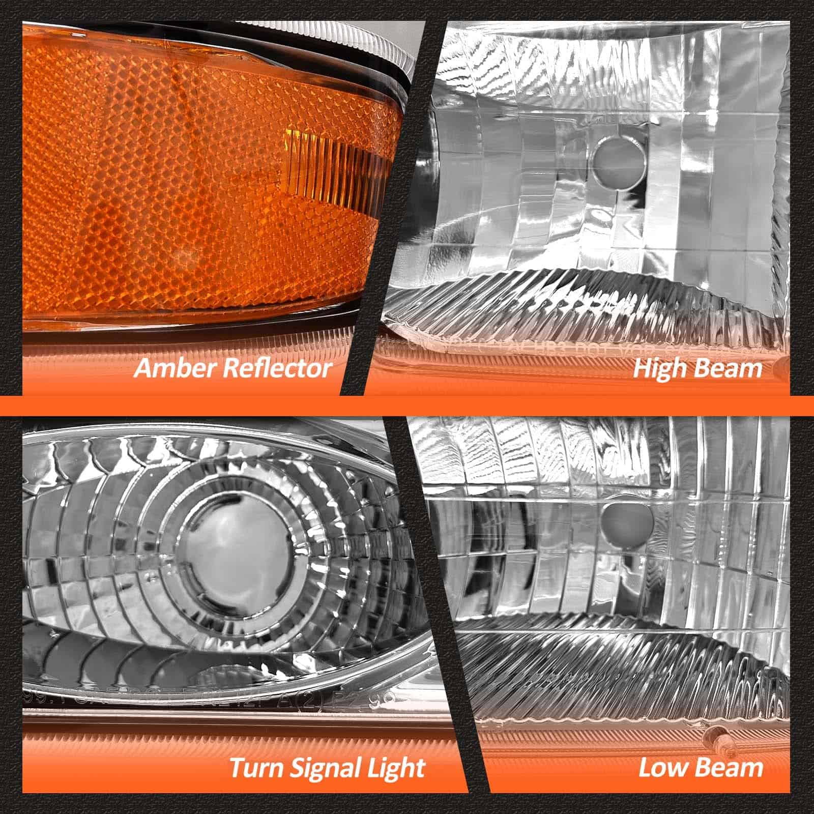 Conjunto de faros delanteros para 1999-2002 Chevy Silverado - Imagen 8