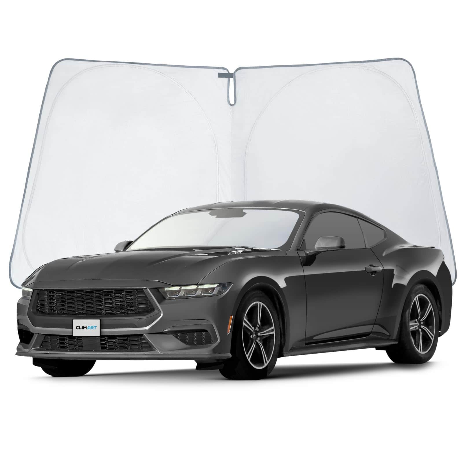 CLIM ART Protector Solar para Parabrisas para Ford Mustang