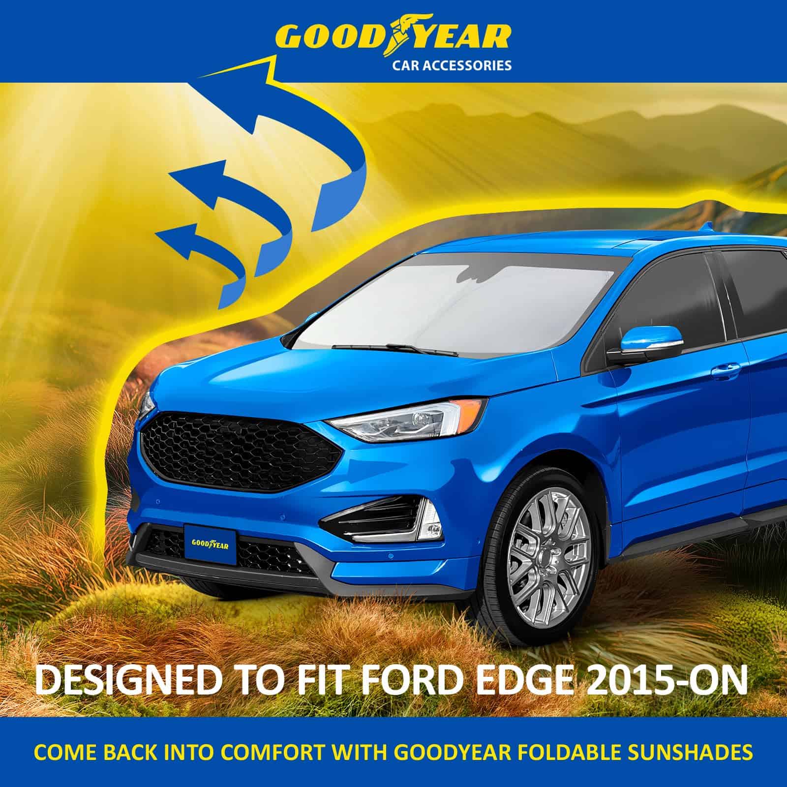 Protector solar plegable para parabrisas -Negro-Plata - Imagen 7