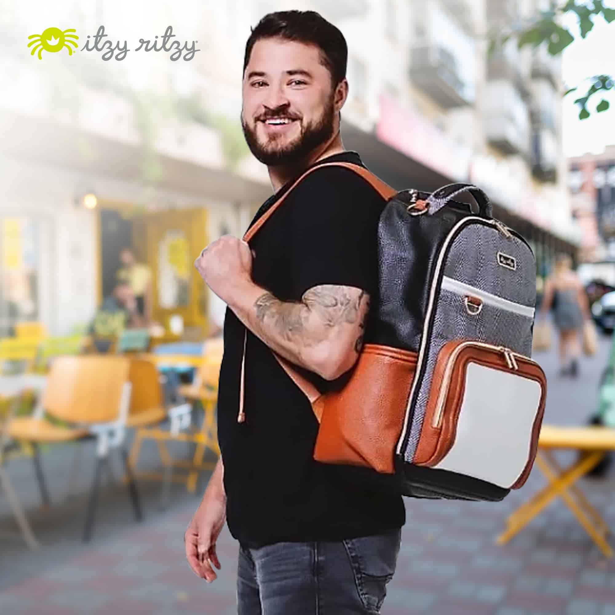 Itzy Ritzy Mochila para Pañales - Gran Capacidad Boss Plus - Imagen 11