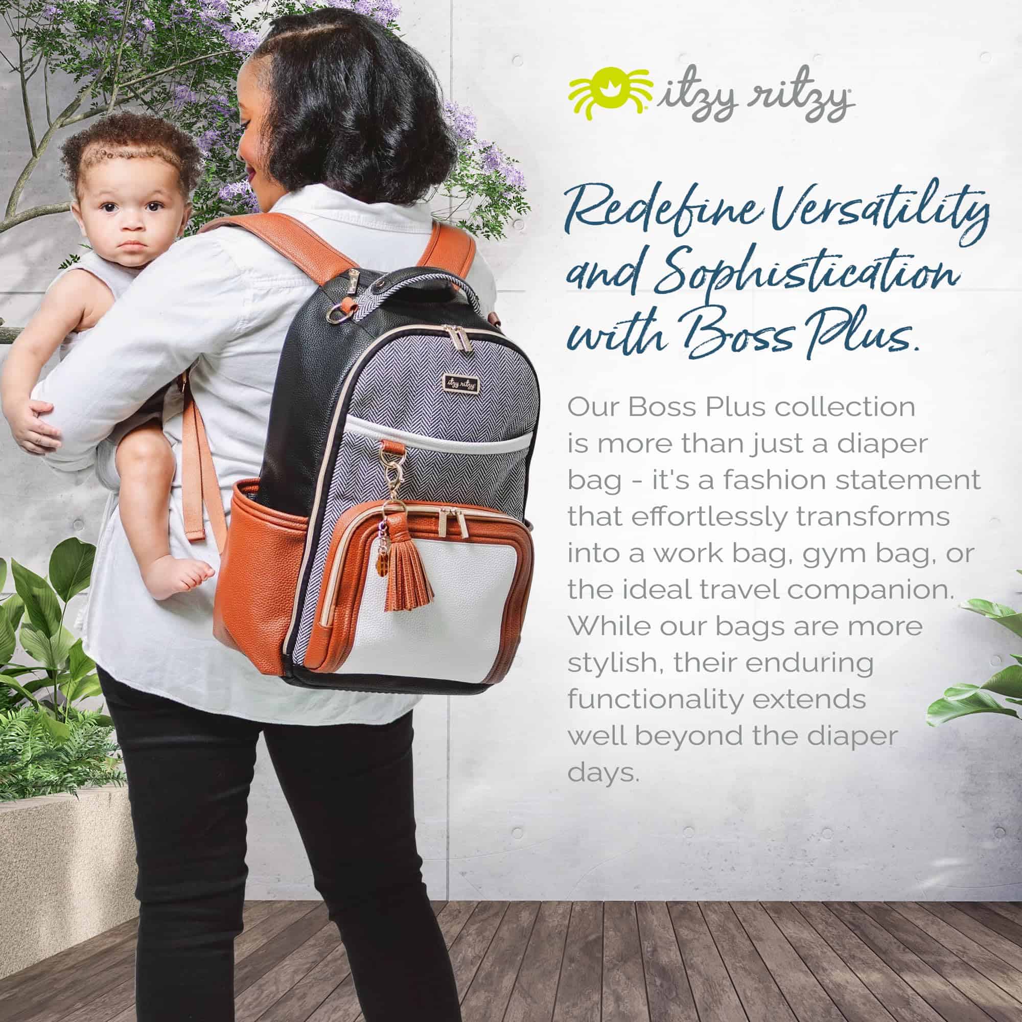 Itzy Ritzy Mochila para Pañales - Gran Capacidad Boss Plus - Imagen 10