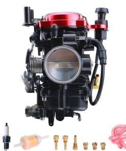 Carburador CV40 con Cable de Estrangulador, -Rojo