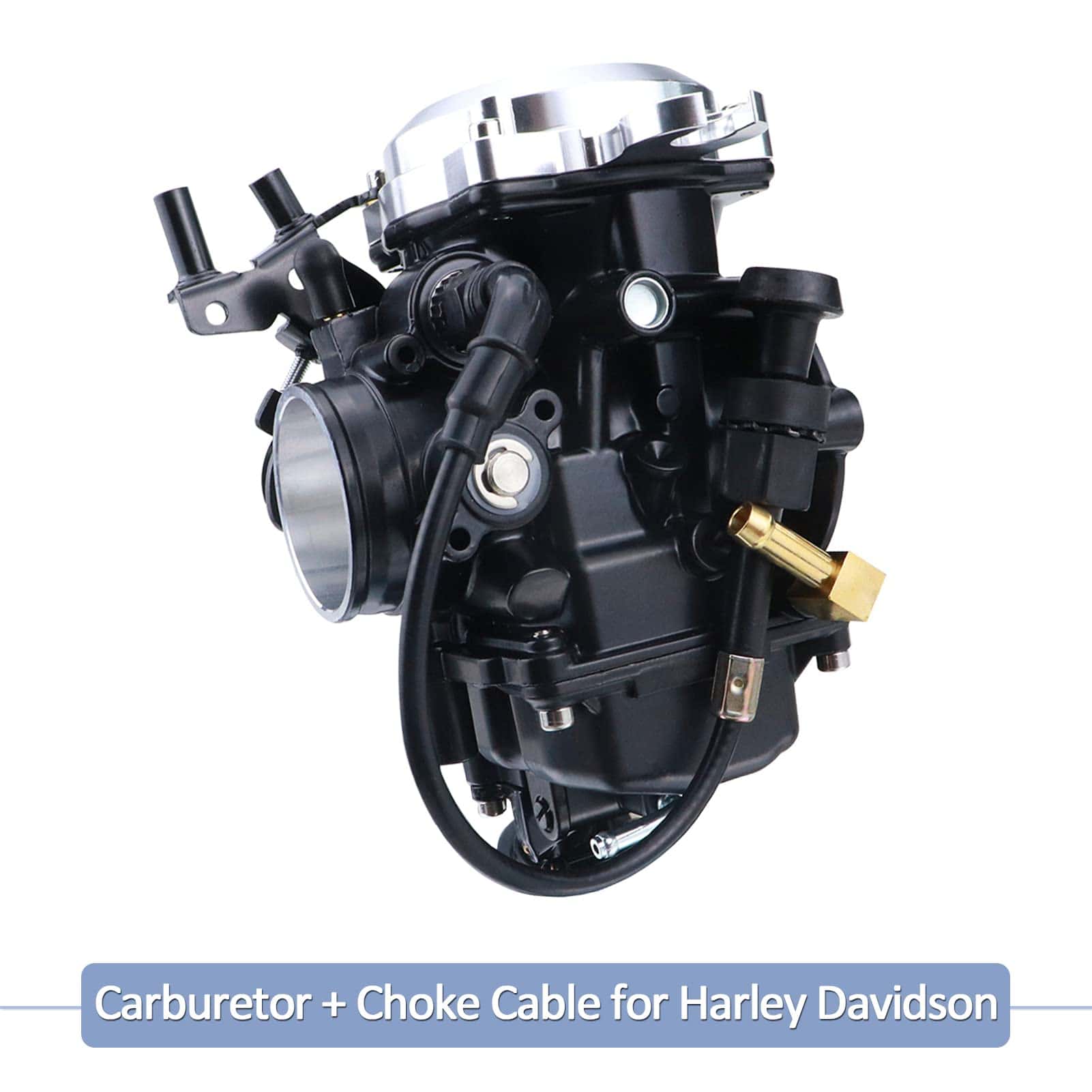 Carburador CV40 con Cable de Estrangulador, -Plata - Imagen 5