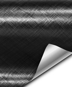 Rollo de Vinilo para Coche VViViD Plaid Stealth Negro Mate