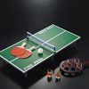 Mesa de Ping Pong Portátil Mini Tablero de Tenis de Mesa