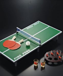 Mesa de Ping Pong Portátil Mini Tablero de Tenis de Mesa