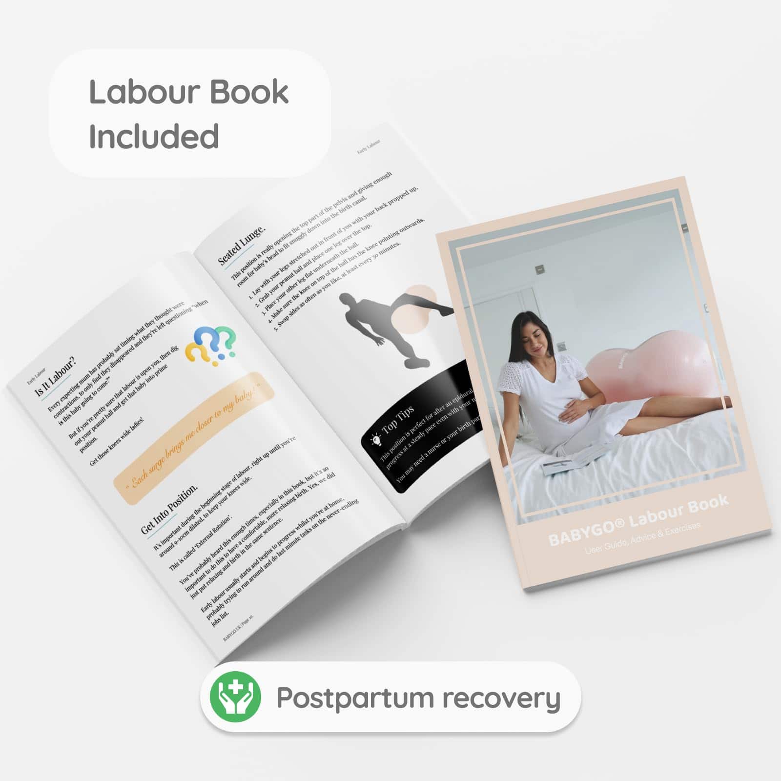 Pelota de Cacahuate BABYGO para el Parto, Ejercicio en el - Imagen 5