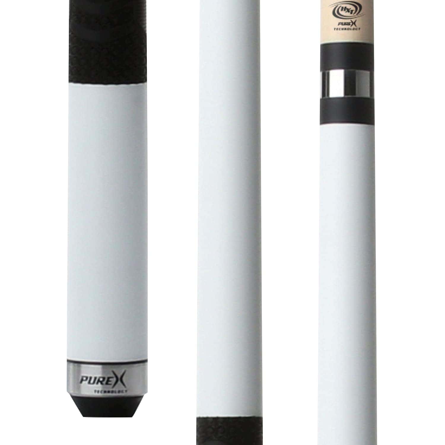 Pure X HXTC21 Pool Cue, Serie de Pintura Mate, Blanco