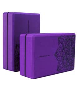 Juego de 2 Bloques de Yoga nuveti, Bloques de Espuma de
