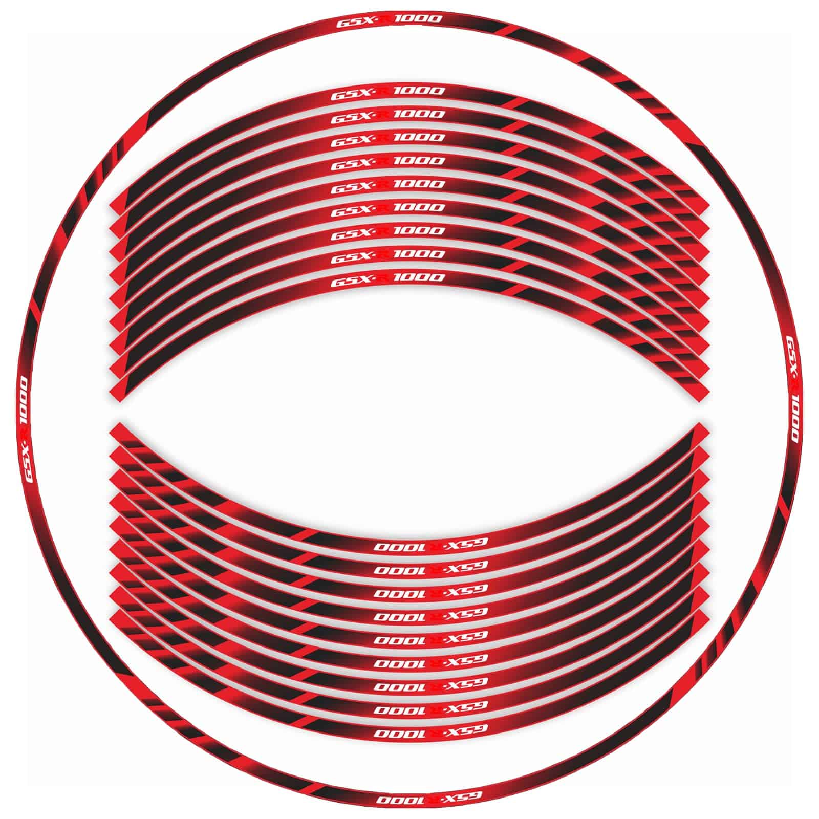 Cinta Reflectante para Llantas de Motocicleta - Pegatinas
