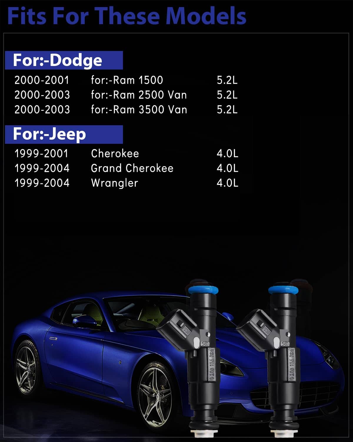 Inyectores de Combustible YZHIDIANF 0280155784 Para Dodge - Imagen 3