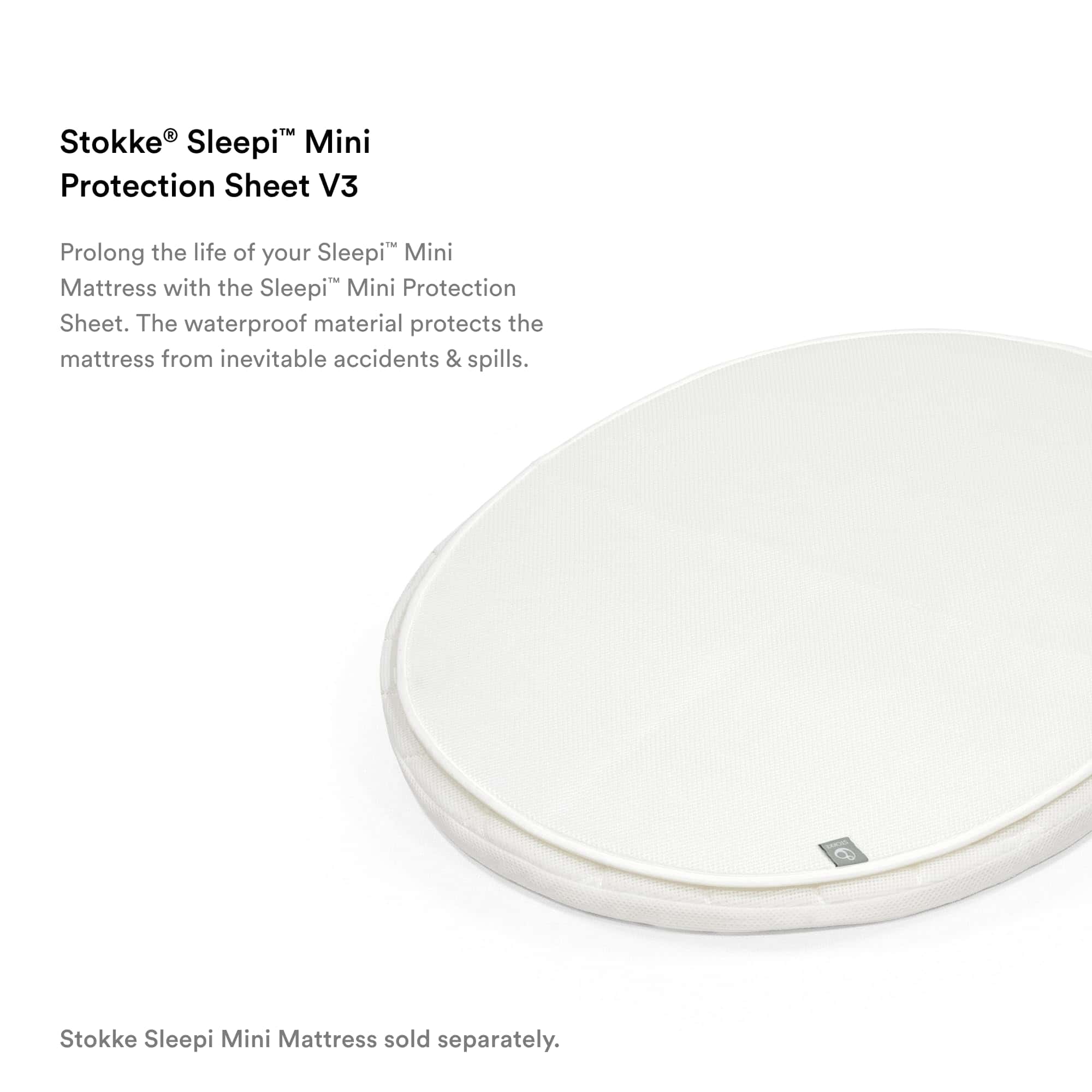 Protector de colchón Stokke Sleepi V3, Blanco - Compatible - Imagen 4