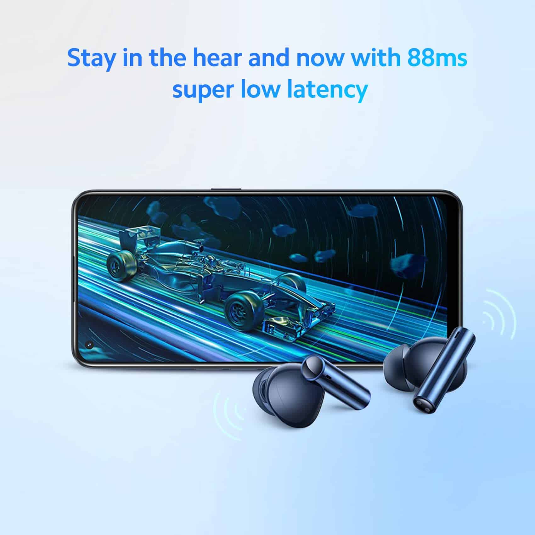 Audífonos Inalámbricos realme Buds Air 3, -Azul - Imagen 9