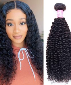 1 Bundle 24 pulgadas de Cabello Rizado Kinky Curly sin