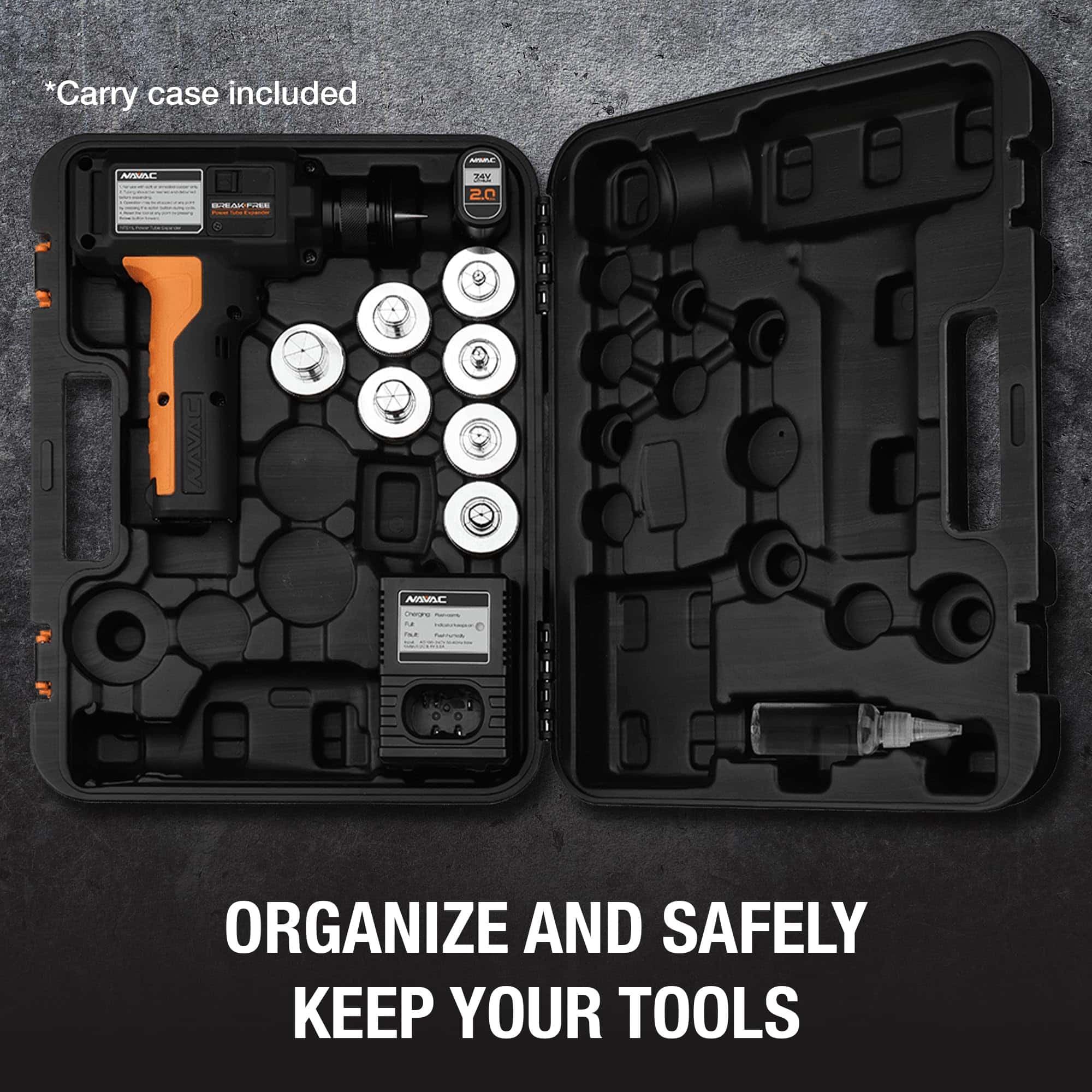 Expansor de Tubos de Energía Navac NTE11L - Herramienta de - Imagen 5