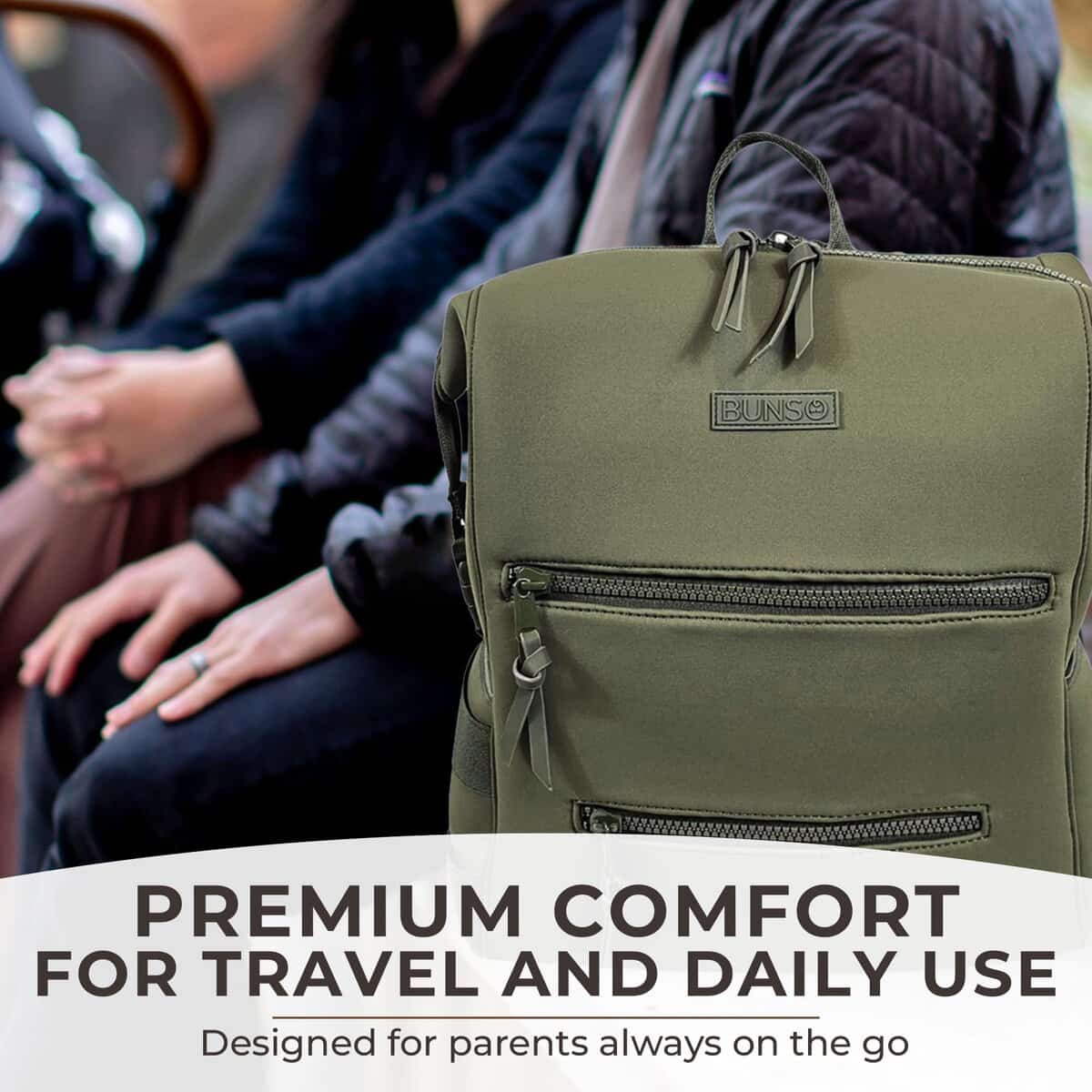 Bolso de pañales de neopreno BUNSO Baby, mochila - Imagen 6