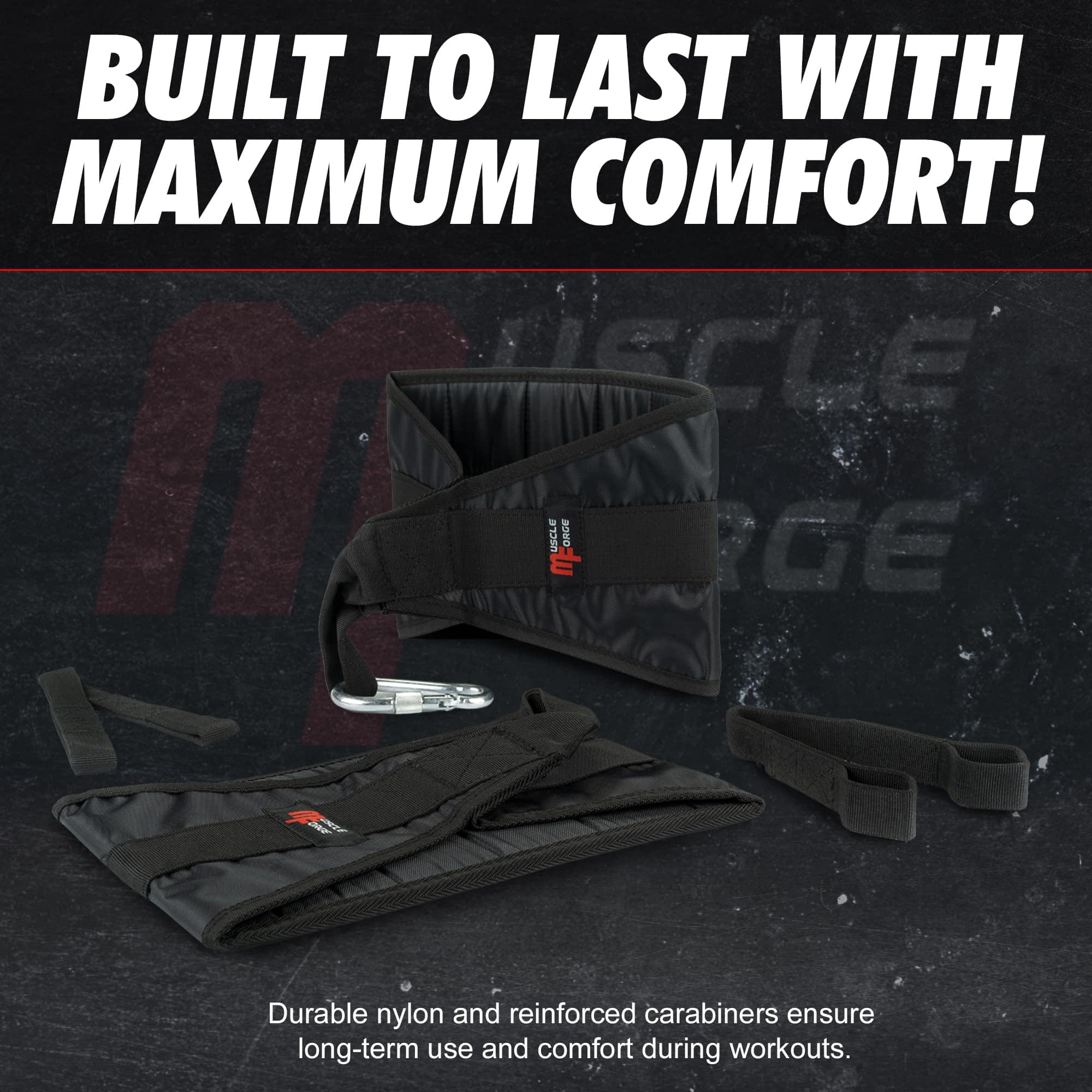 MuscleForge Colgantes para abdominales para barra de - Imagen 6