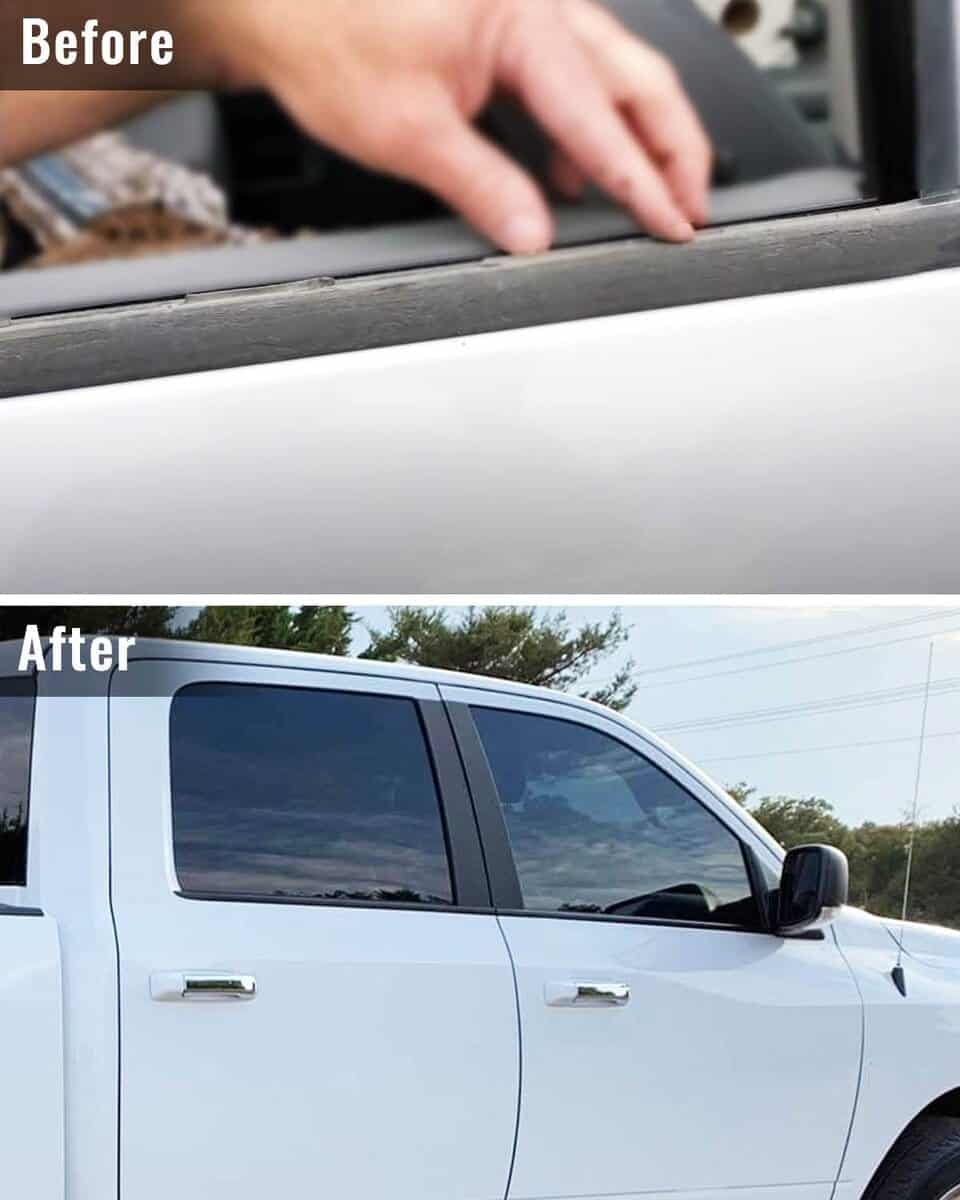 Weatherstrip Window Moulding Trim Seal Belt for Dodge Ram - Imagen 7