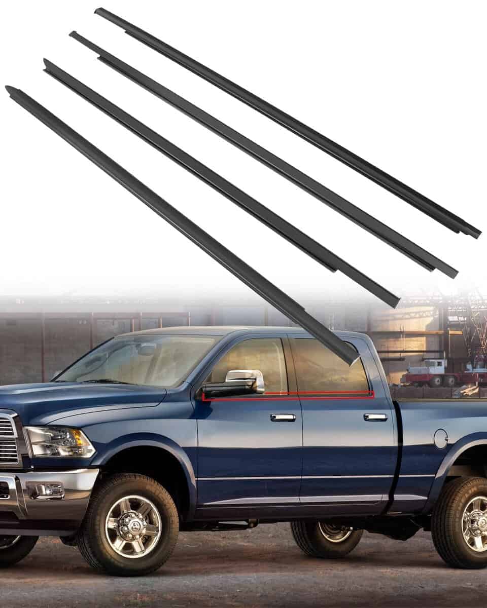 Weatherstrip Window Moulding Trim Seal Belt for Dodge Ram
