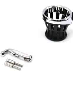 Portavasos para manillar de motocicleta Halifu montado para