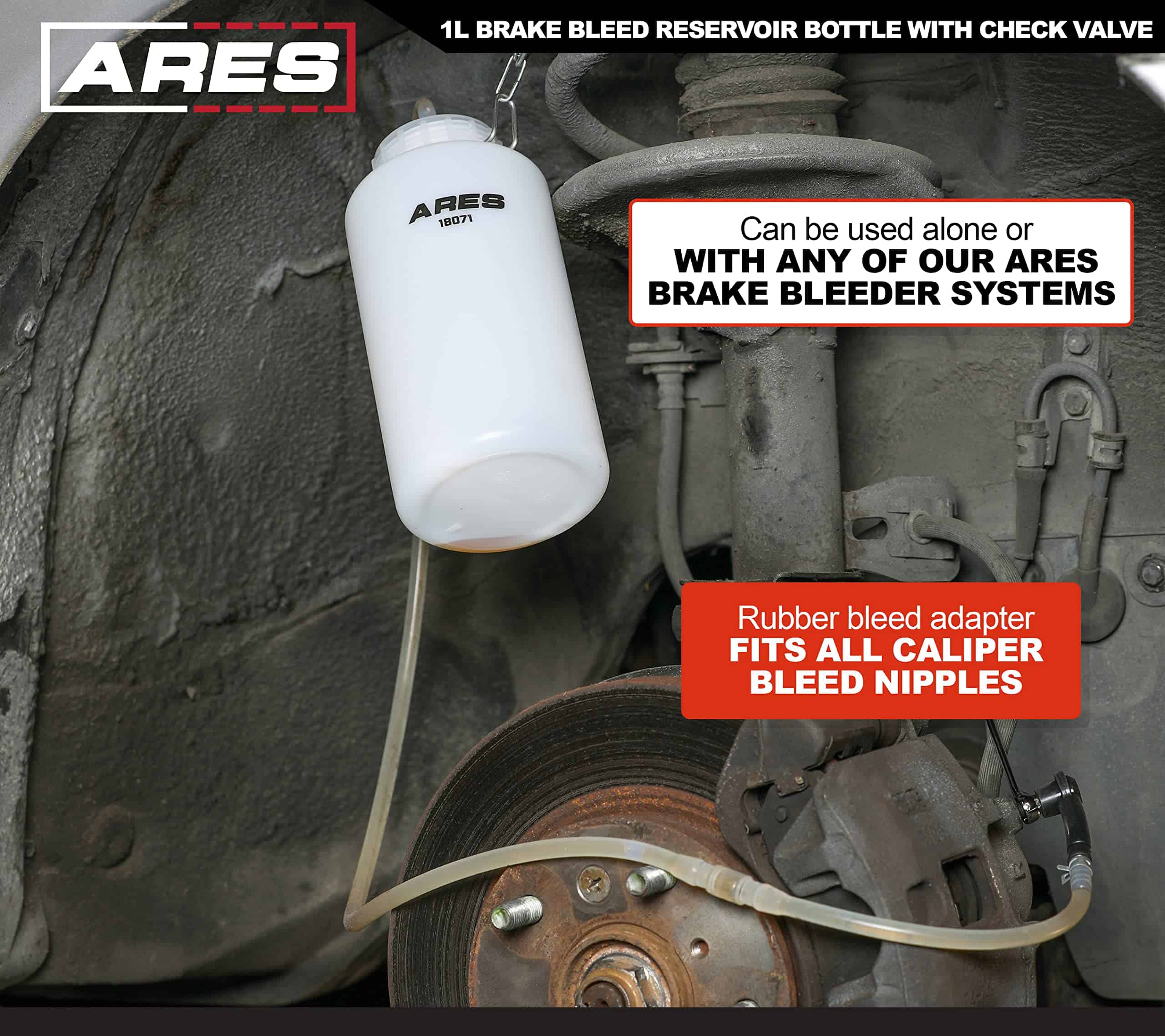 ARES 18071-1L Botella de depósito de líquido de purga de - Imagen 6