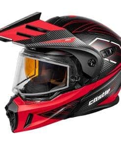 Casco de Nieve Modular Castle X CX950 V2 -Negro Mate/Rojo