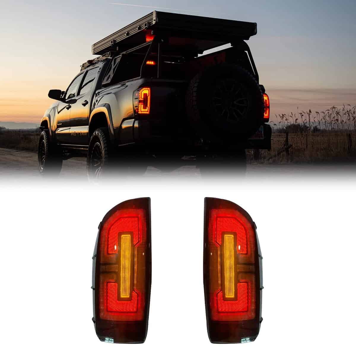 Luces traseras LED para Toyota Tacoma 2016-2023 modelos con
