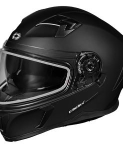 Casco de nieve de cara completa Castle X CX390 (Negro Mate