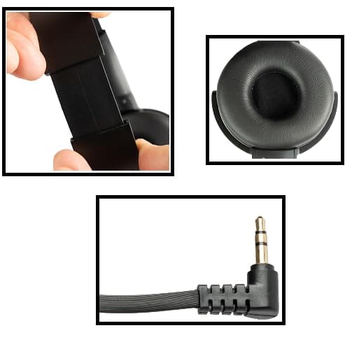 Audífonos a granel para salones de clase, paquete de 12 - Imagen 8