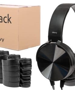 Audífonos a granel para salones de clase, paquete de 12