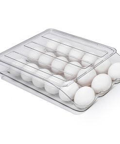 Porta huevos transparente para refrigerador de Homedia,