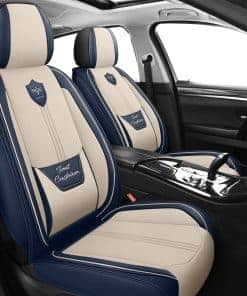 Cubiertas de asiento de cuero LINGVIDO, Cojín de cubierta