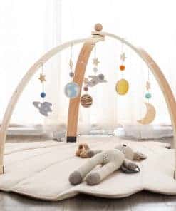 Gimnasio de madera para bebés Ikubigu Marco plegable del
