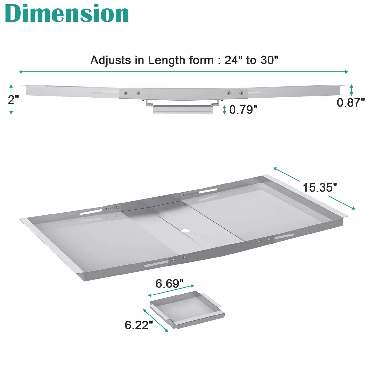 Charola de Grasa EasiBBQ con Bandeja de Recolección para - Imagen 3